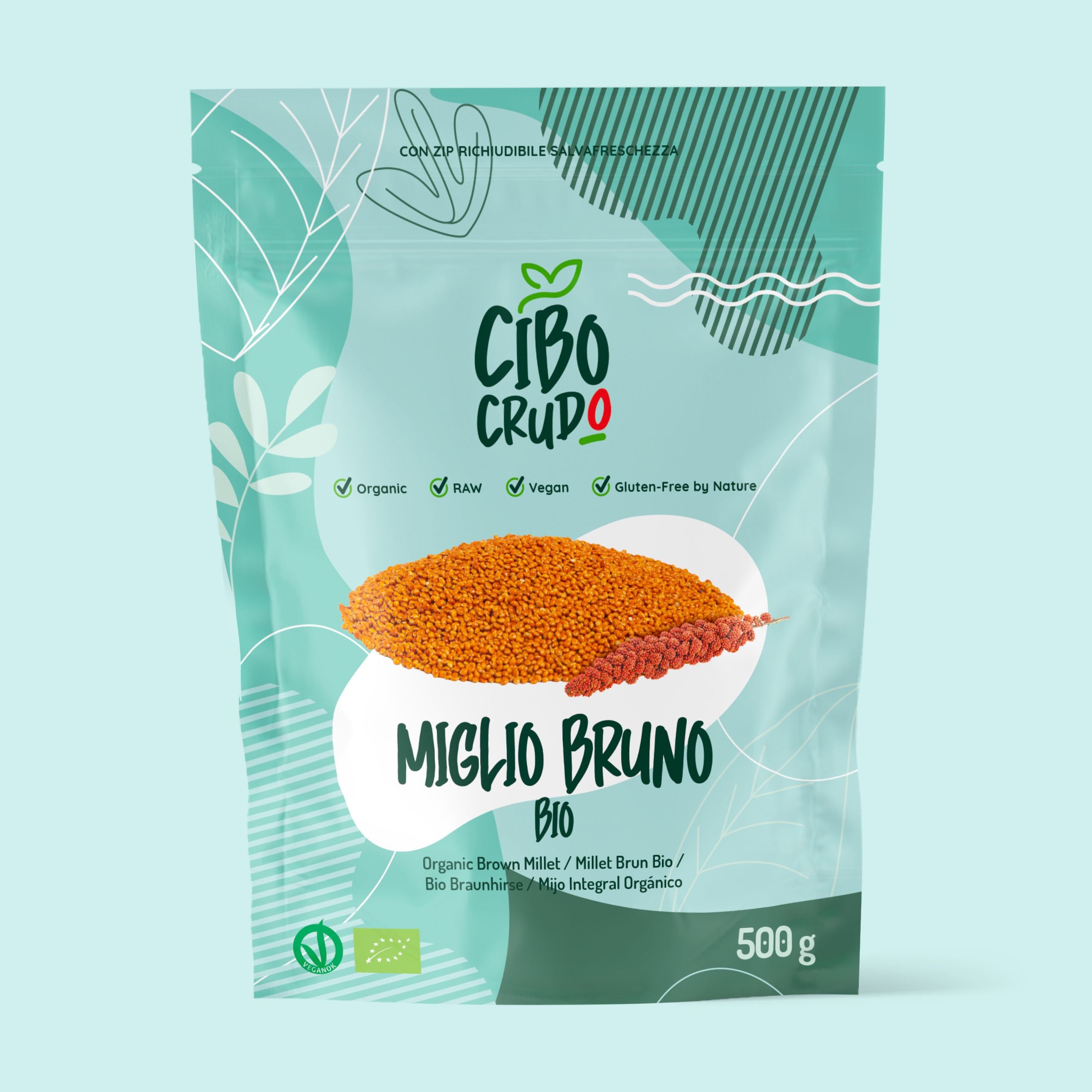 Miglio Bruno Integrale Crudo Bio 1