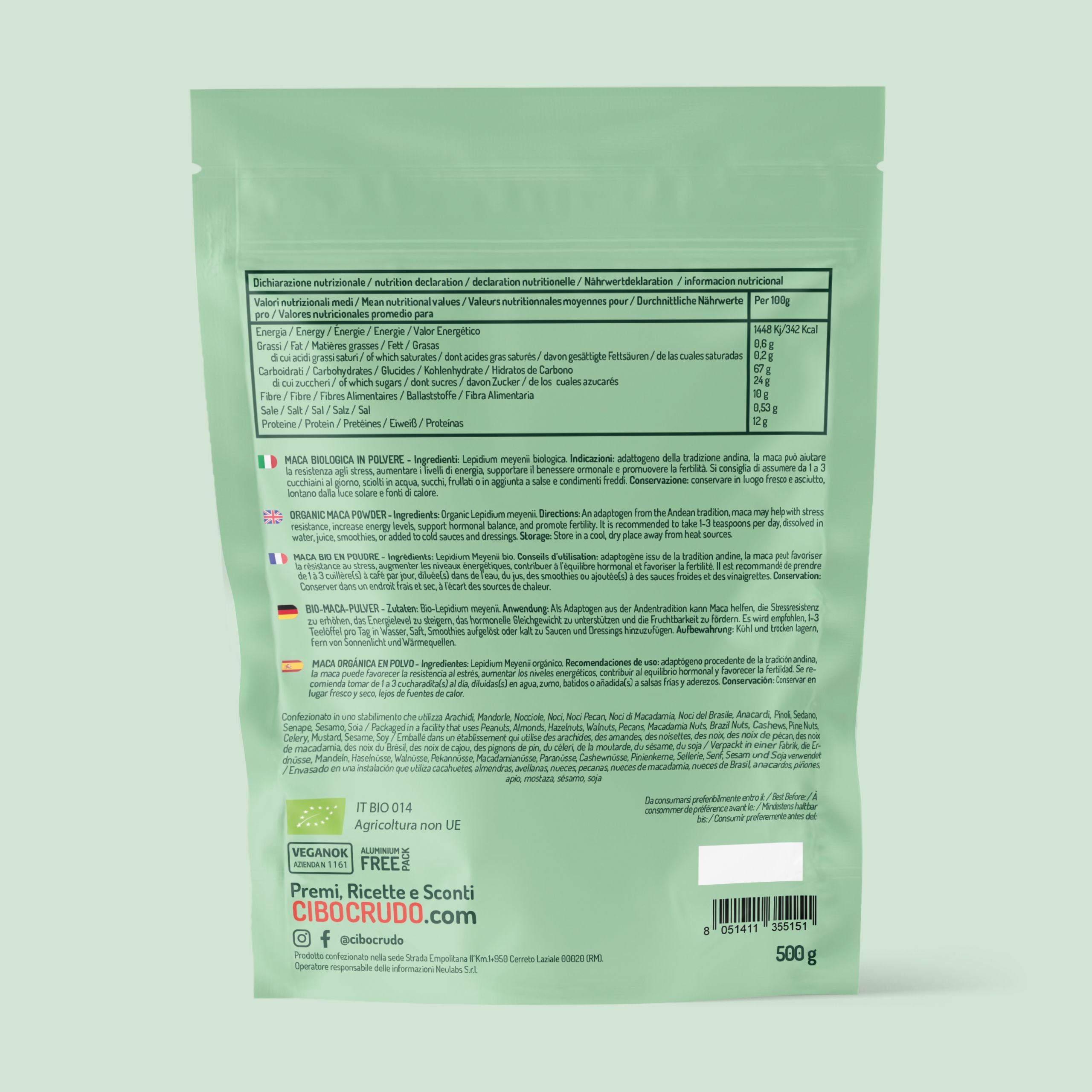 Maca In Polvere Cruda Bio 2