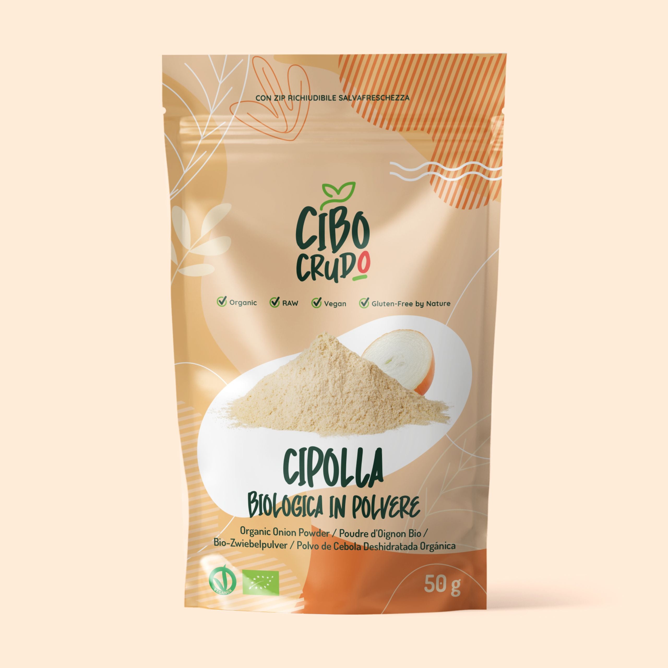 Cipolla In Polvere Essiccata Al Sole Cruda Bio 1