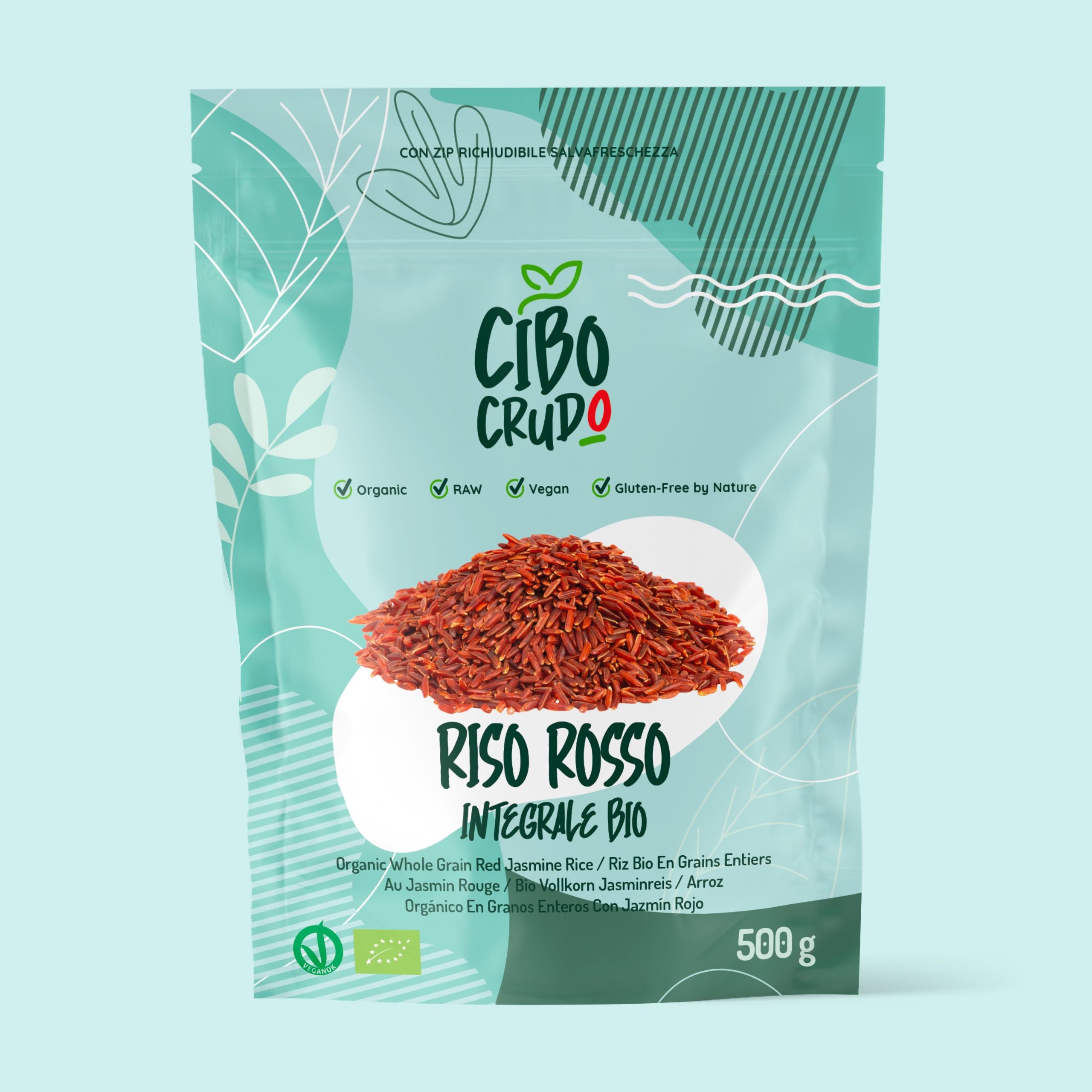 Riso Rosso Integrale Crudo  Bio 1