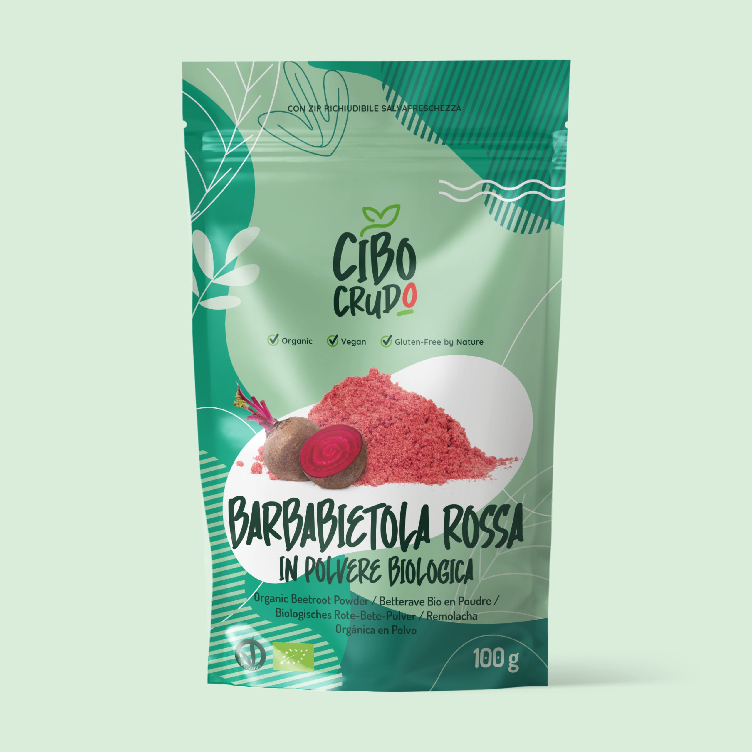 Barbabietola rossa in polvere bio