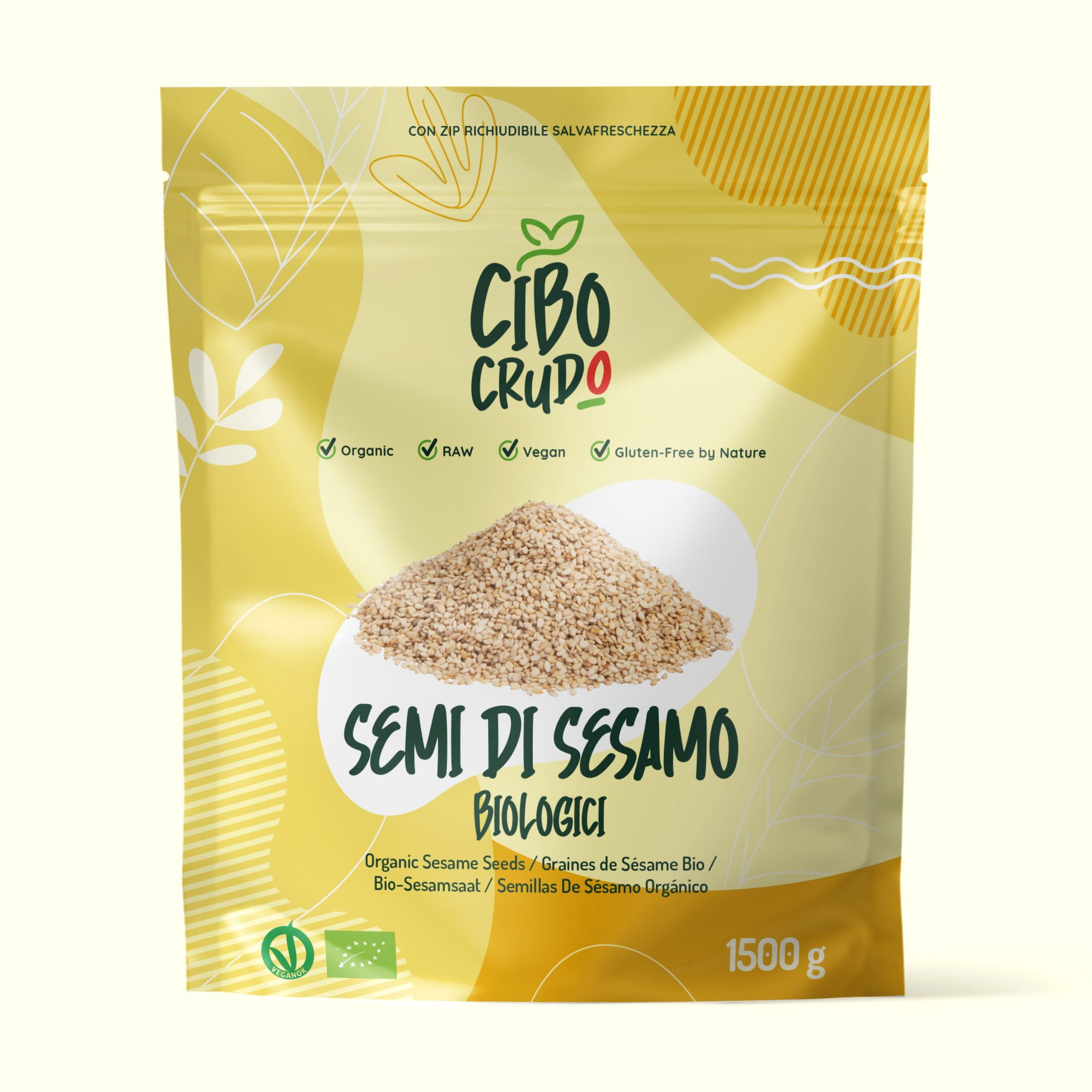 Semi Di Sesamo Bianchi Crudi Bio 1