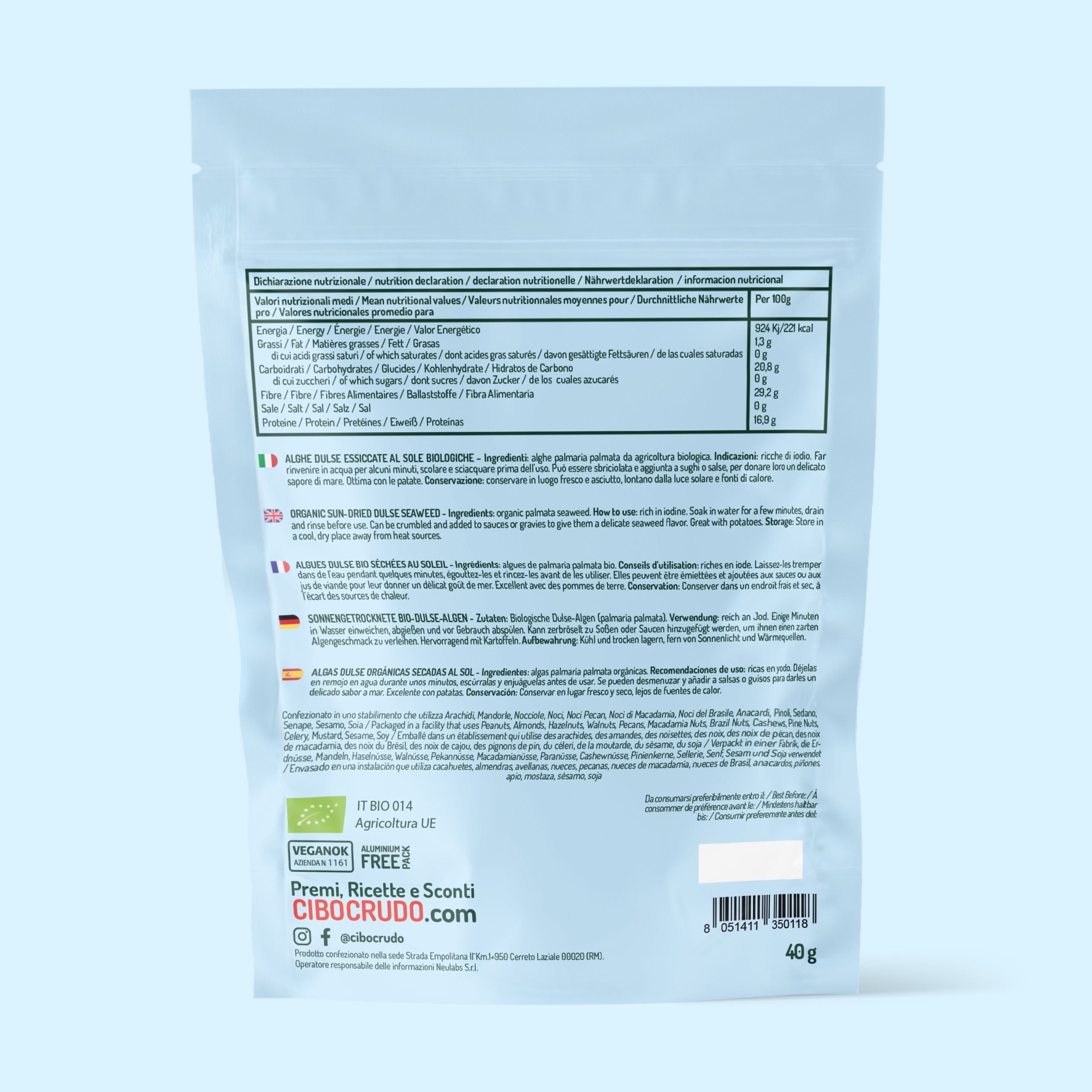 Alghe Dulse Crude Essiccate Al Sole Bio 2