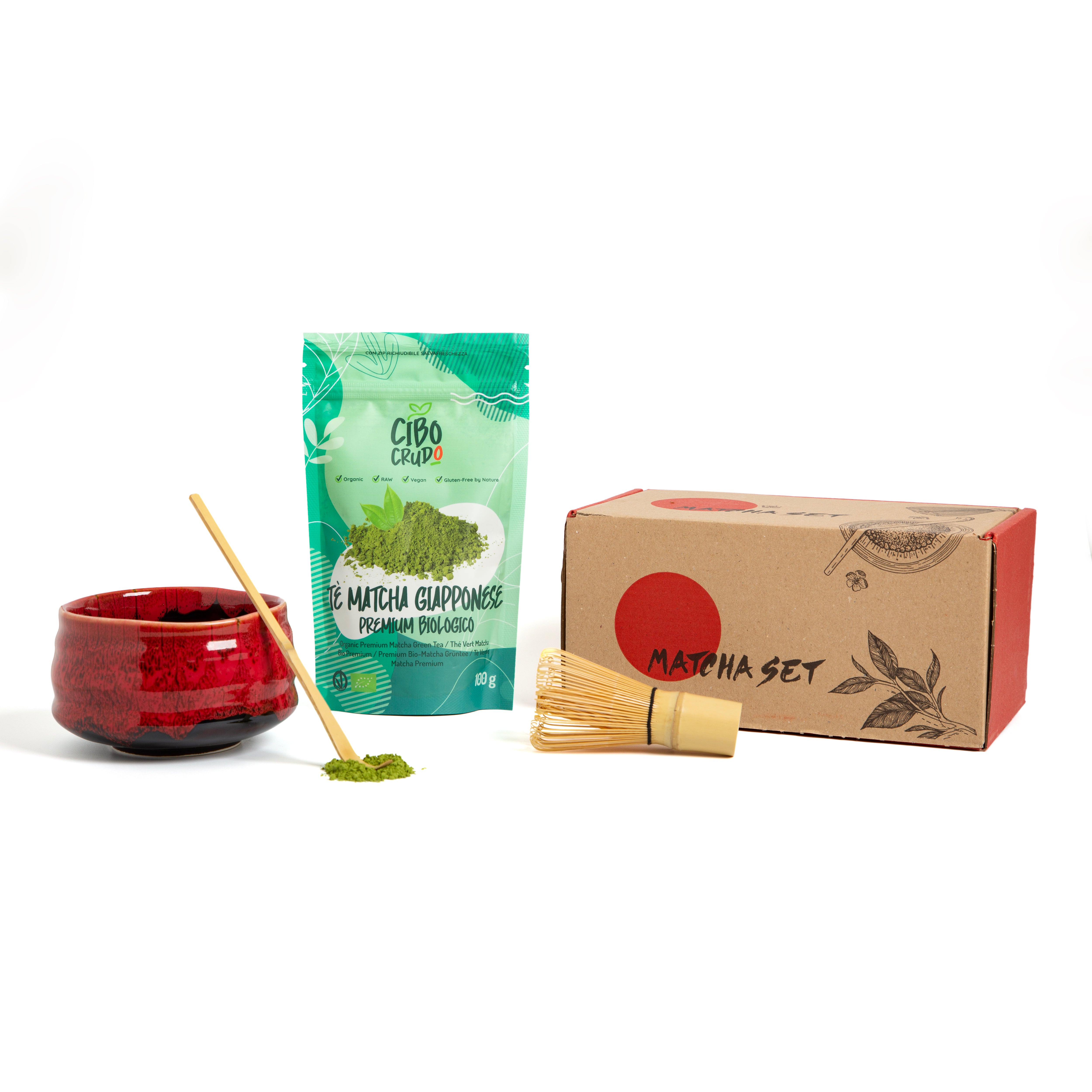 Set per il tè con Matcha Premium