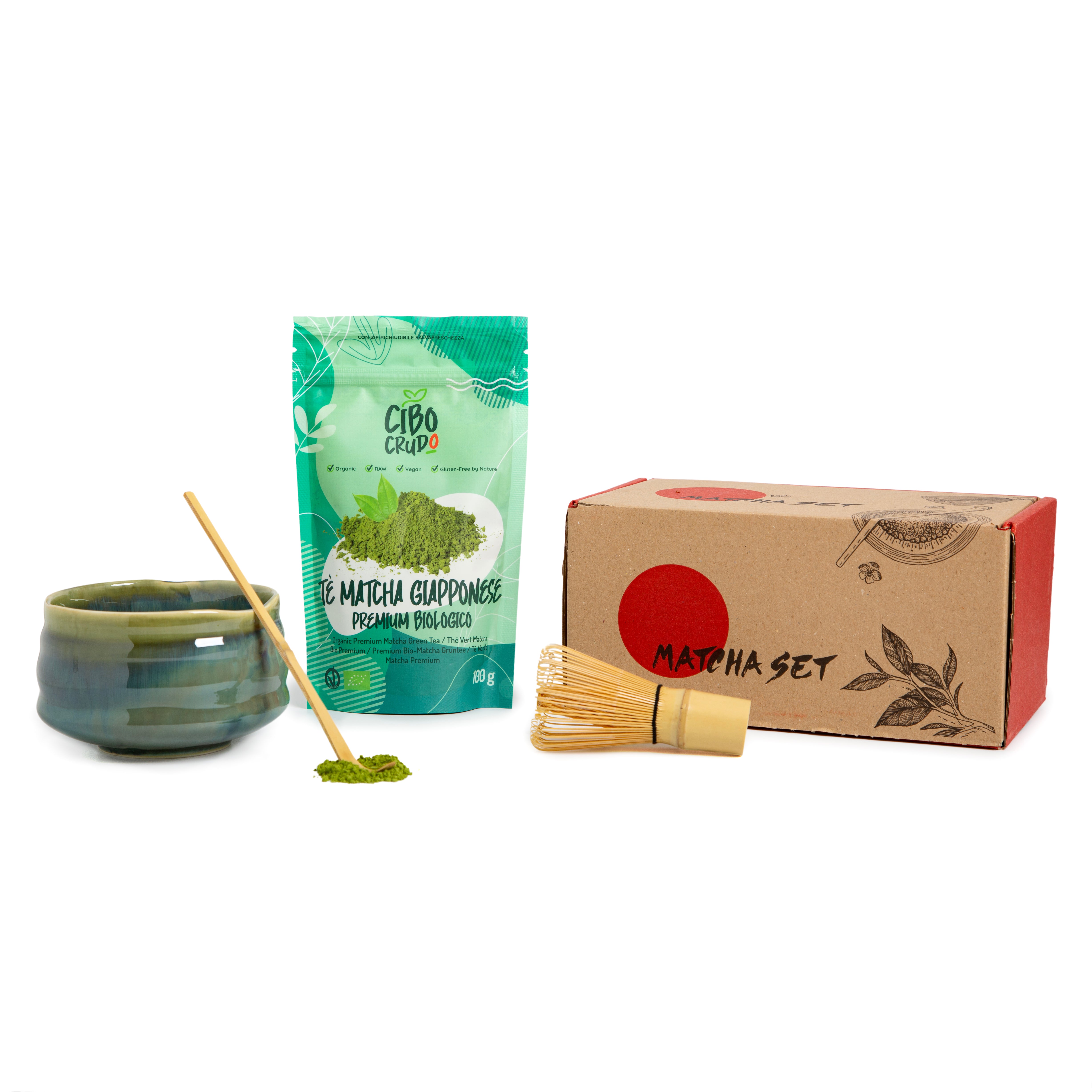 Set per il tè con Matcha Premium